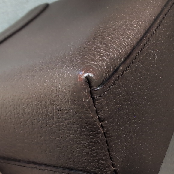 Gucci Vintage Metallic Brown Handbag with Bamboo Handle - Picture 3 of 12